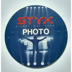 Styx Kilroy Was Here Backstage Pass Original 1984 Rock Concert Mister Roboto